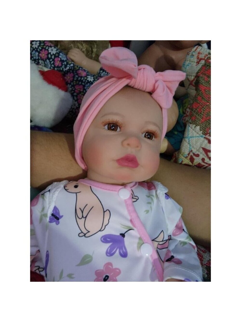 20-inch Cute Soft Cloth Body Vinyl Realistic Reborn Baby Doll with Set - Picture 2 of 2